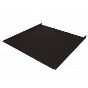 Фальц двойной стоячий Line Grand Line 0,5 Velur X с пленкой на замках RAL 9005 черный