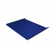 Фальц двойной стоячий Grand Line 0,45 PE с пленкой на замках RAL 5002 ультрамариново-синий