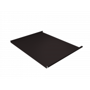 Фальц двойной стоячий Grand Line 0,45 PE с пленкой на замках RAL 9005 черный