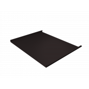 Фальц двойной стоячий Grand Line 0,5 PurPro Matt 275 с пленкой на замках RAL 9005 черный