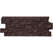 Фасадная панель Grand Line Дикий камень Classic шоколадный
