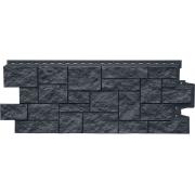 Фасадная панель Grand Line Дикий камень Classic графит