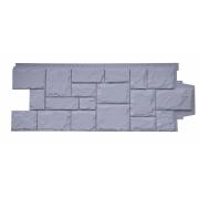 Фасадная панель Grand Line Крупный камень Classic серый