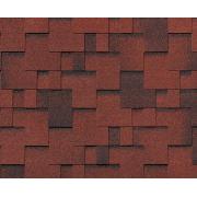 RoofShield черепица Фемили Эко Лайт Модерн (3м2) Красный с оттенением