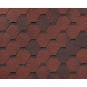 RoofShield черепица Фемили Эко Лайт Стандарт (3м2) Красный с оттенением