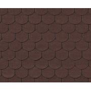 RoofShield черепица Фемили Лайт Готик (3м2) Коричневый с оттенением