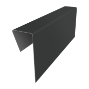 Финишный профиль фибросайдинга 0,5 Satin с пленкой RAL 7016 антрацитово-серый (3м)