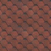 ТЕХНОНИКОЛЬ Гибкая черепица, Финская, Соната Красный