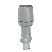 FLOW вент. выход 125/ИЗ/500 светло-серый