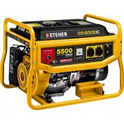 Генератор бензиновый STEHER с электростартером 5500 Вт (GS-6500E)