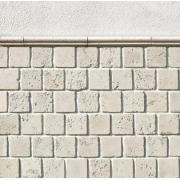 Рядовая плитка White Hills Тоскана гипс А565-00 с расшивкой 1 см