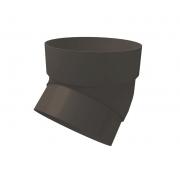 Колено трубы 45 град. ПВХ Grand Line графит (RAL 7024)