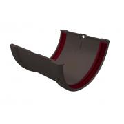 Соединитель желобов Классика 120 ПВХ Grand Line графит (RAL 7024)