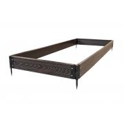 Комплект грядки ДПК Grand Line длина 2200 ширина 800 мм высота 150мм Венге (Т)