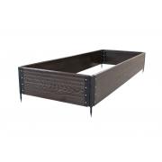 Комплект грядки ДПК Grand Line длина 2200 ширина 800 мм высота 300мм Венге (Т)