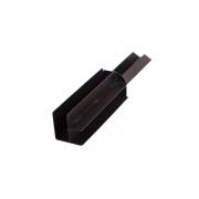 Угловой элемент для грядки (металл) 300 мм Венге