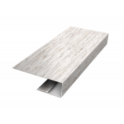 J-Профиль 12мм 0,45 Print Elite Snow Wood TwinColor (2м)