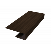 J-Профиль 12мм 0,45 Print Elite Coffee Wood TwinColor (2м)