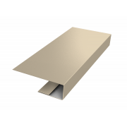 J-Профиль 12мм 0,5 Satin с пленкой RAL 1015 светлая слоновая кость (2м)