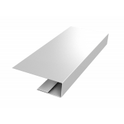 J-Профиль 12мм 0,5 Satin с пленкой RAL 9003 сигнальный белый (3м)