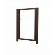 Калитка Жалюзи 2,0х1,5 RAL 8017 без заполнения