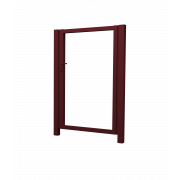 Калитка Жалюзи 2,0х1 RAL 3005 без заполнения