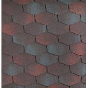 Katepal черепица FORTE 2,5м2 Ямайка (Серо-Красный)