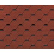 RoofShield черепица Классик Стандарт (3м2) Кирпично-красный с оттенением