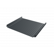 Кликфальц Pro Gofr Grand Line 0,5 Drap TX с пленкой на замках RAL 7016 антрацитово-серый