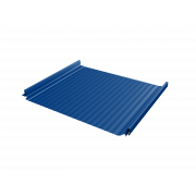 Кликфальц Pro Gofr Grand Line 0,45 PE с пленкой на замках RAL 5002 ультрамариново-синий