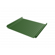 Кликфальц Pro Gofr Grand Line 0,45 PE с пленкой на замках RAL 6002 лиственно-зеленый