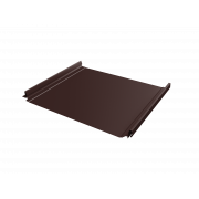 Кликфальц Pro Grand Line 0,5 GreenCoat Pural BT с пленкой на замках RR 887 шоколадно-коричневый (RAL 8017 шоколад)