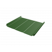 Кликфальц Pro Line Grand Line 0,45 PE с пленкой на замках RAL 6002 лиственно-зеленый