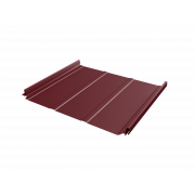 Кликфальц Pro Line Grand Line 0,5 Satin с пленкой на замках RAL 3005 красное вино