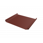 Кликфальц Pro Grand Line 0,5 Satin с пленкой на замках RAL 3009 оксидно-красный