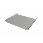 Кликфальц Pro Grand Line 0,5 Satin с пленкой на замках RAL 9006бело-алюминиевый