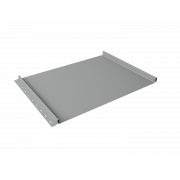 Кликфальц Grand Line 0,5 Satin с пленкой на замках RAL 9006бело-алюминиевый