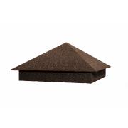 Колпак на столб 390х390мм 0,45 Базальт Капучино