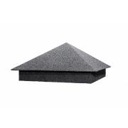 Колпак на столб 390х390мм 0,45 Базальт Американо