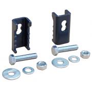 Крепление кронштейна на фальц Grand Line RAL 8017 (комплект)