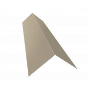 Планка конька плоского 145х145 0,45 Drap TX RAL 1015 светлая слоновая кость (3м)