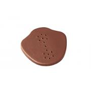 Коньковый керамический торцевой элемент Braas Рубин 13V каштан