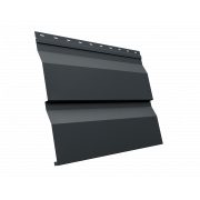 Корабельная Доска 0,265 Grand Line 0,5 Rooftop Бархат с пленкой RAL 7016 антрацитово-серый