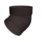 Колено трубы 67 град. ПВХ Grand Line коричневое (RR32)