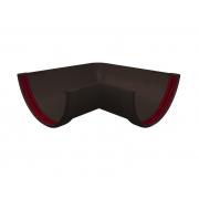 Угол желоба 90 град.Классика 120 ПВХGrand Line коричневый (RR32)