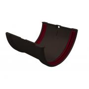 Соединитель желобов Классика 120 ПВХ Grand Line коричневый (RR32)