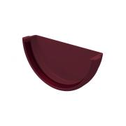 Заглушка желоба Классика 120 ПВХ Grand Line бордо (RAL 3005)