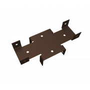 Кронштейн Х 60х60 Colority Black RAL 8017 GL