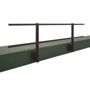 Ограждение кровельное для парапета с боковым креплением RR 32 (2,0х0,6)