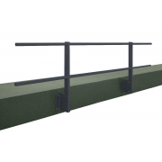 Ограждение кровельное для парапета с боковым креплением 7024 (2,0х0,6)